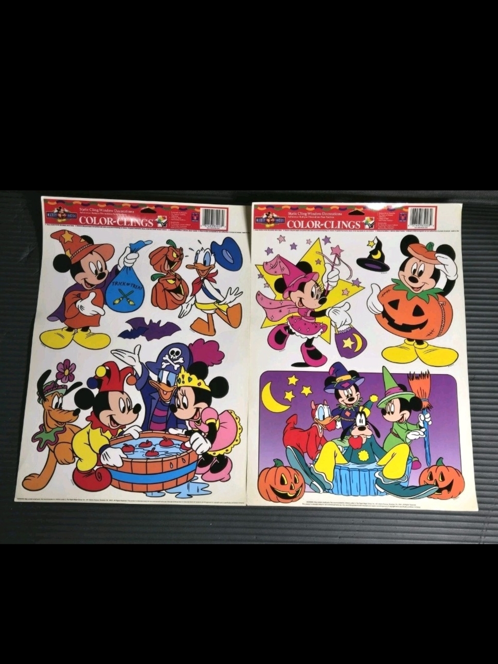 Disney Halloween Window Clings - Multicolor Mickey & Friends
